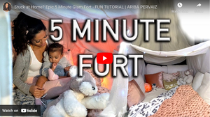 Stuck at Home? Epic 5 Minute Glam Fort!