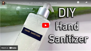 Moisturizing Hand Sanitizer DIY | TUTORIAL