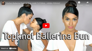 Perfect Ballerina Topknot Bun | HAIR TUTORIAL