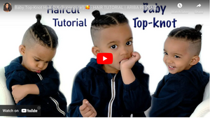 Baby Top-Knot Hair Cut