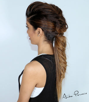 Fishtail Mohawk Pony Tutorial