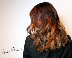 Fall Makeover: Auburn Balayage