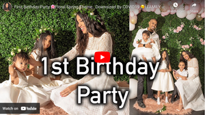 First Birthday Party 🌸Floral Spring Theme.. Downsized By COVID19 😢-