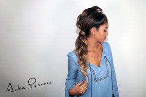 High-Low Braided Ponytail Tutorial