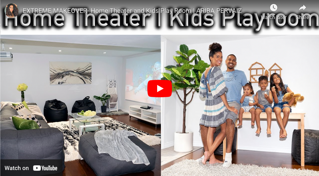 Home Theatre & Kids Play Room | EXTREME MAKEOVER