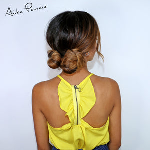 Low Double Buns Tutorial