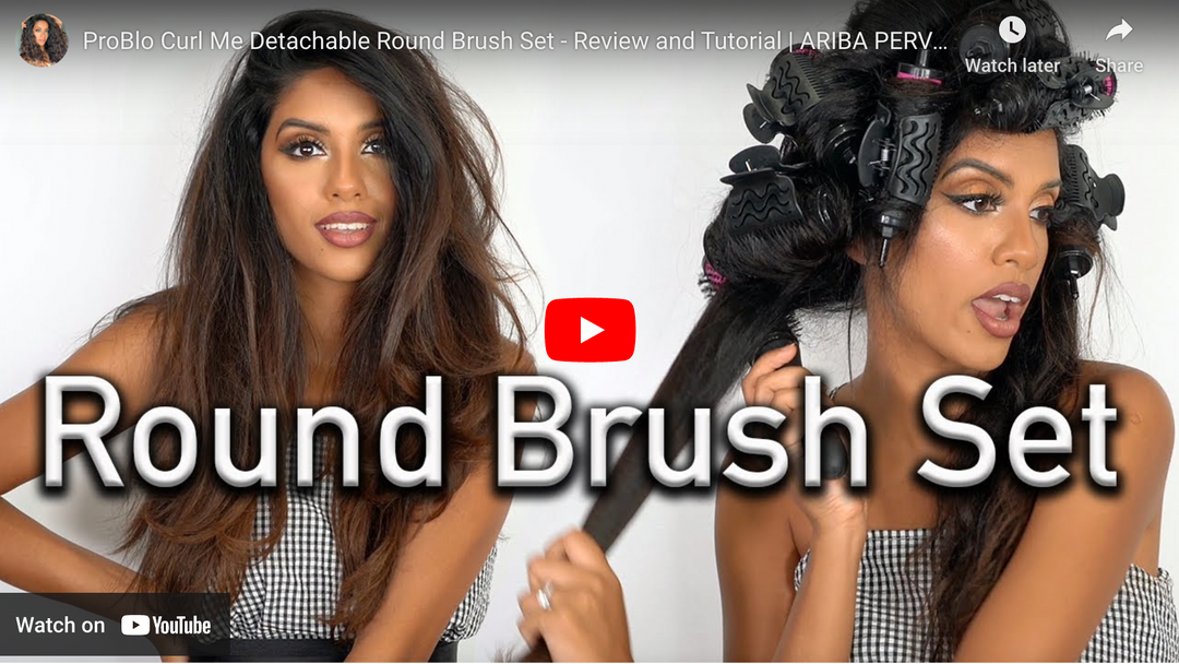 ProBlo Curl Me Detachable Round Brush Set | REVIEW & TUTORIAL